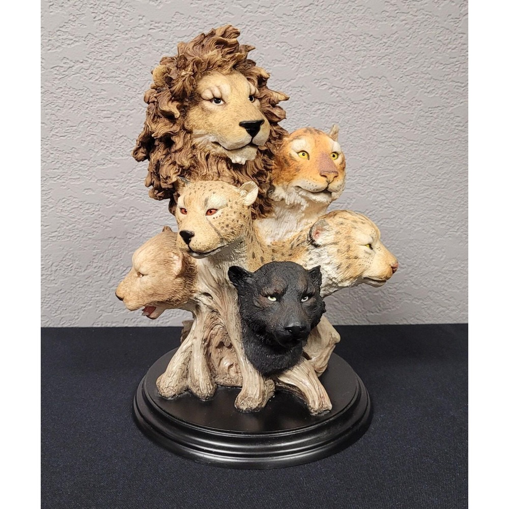 2004 Home Interiors & Gifts "The Big Cats" Figurine #12229-04